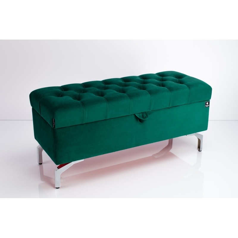 Tufted Storage Bench